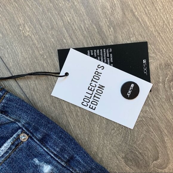 Anthropologie Joe's Jeans Jeans Straight leg Billie Slim Crop Distressed - Picture 8 of 16